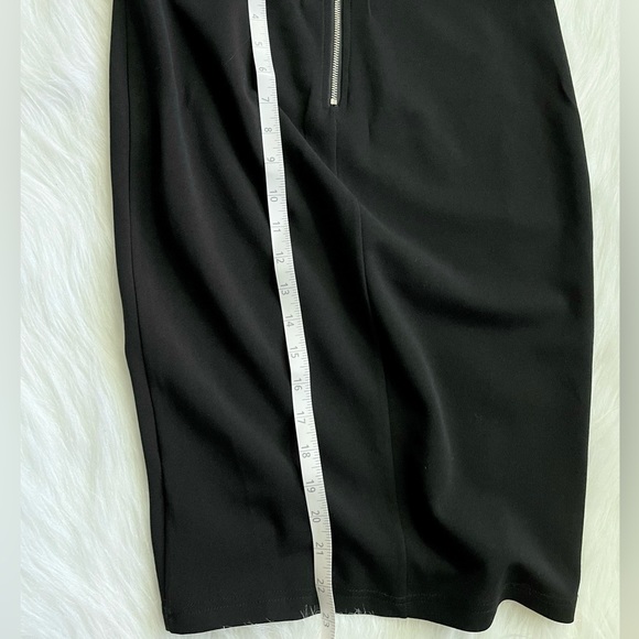 Women’s 2 Piece Set Black Crop Top & Belted Skirt w/ Jeweled Choker - Picture 9 of 12